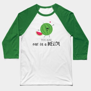 You Are One in a Million Watermelon Fruit Pun Baseball T-Shirt